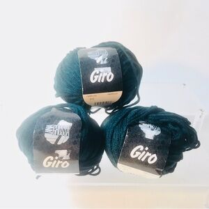 Lana Grossa Giro Yarn Color 11 Lot 36601 Bundle Of 3 Wool Acrylic Cashmere Elite